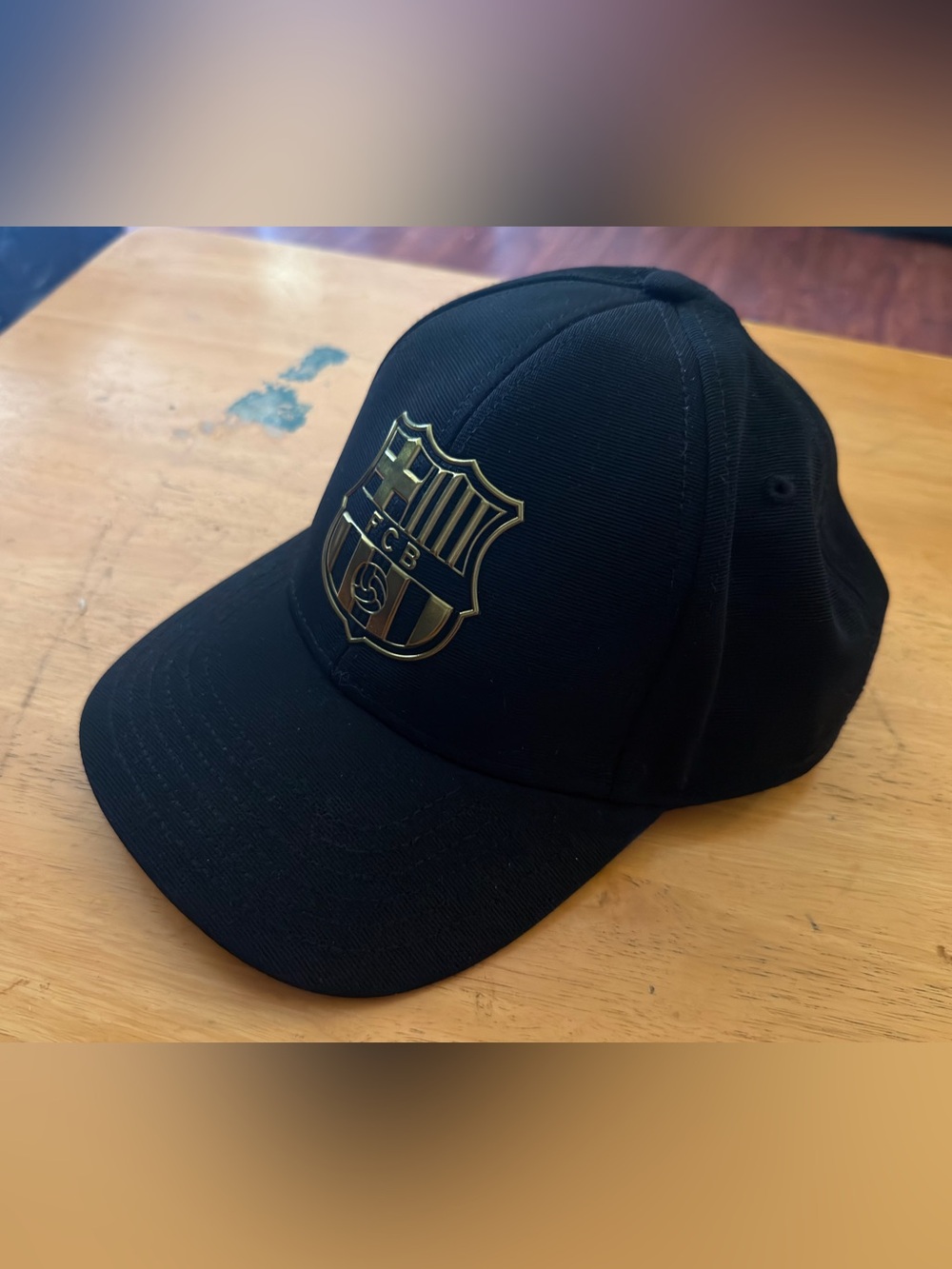 FC Barcelona Gold Shield Hat
